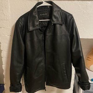 Vintage Leather Jacket Oversized